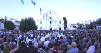 Εντυπωσιακή η προσέλευση πιστών στον εορτασμό της Πολιούχου Χαλκίδας