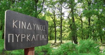 Πολύ Υψηλός ο κίνδυνος πυρκαγιάς αύριο για τη Βοιωτία